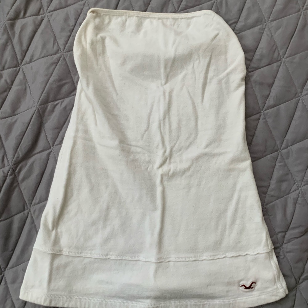 White Hollister Tube Top